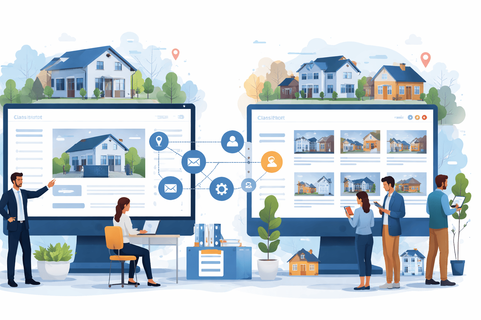 ¿Qué diferencia hay entre una web inmobiliaria y un portal clasificado?